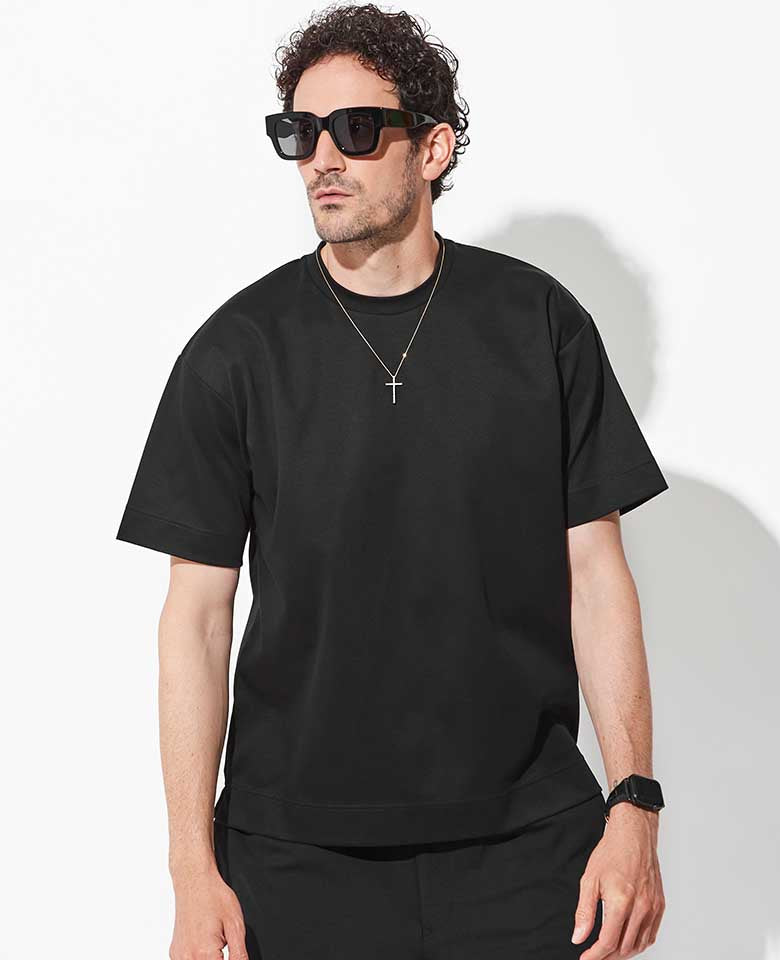 コンパクトハイゲージポンチベーシックTシャツ