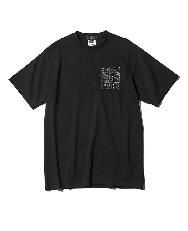 クロコポケット付きTシャツ