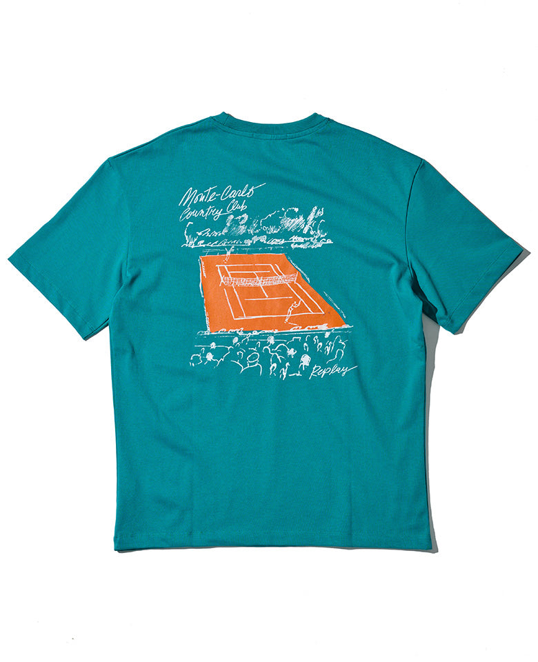 REPLAY × Monte Carlo Country Club オーバーサイズ Tシャツ
