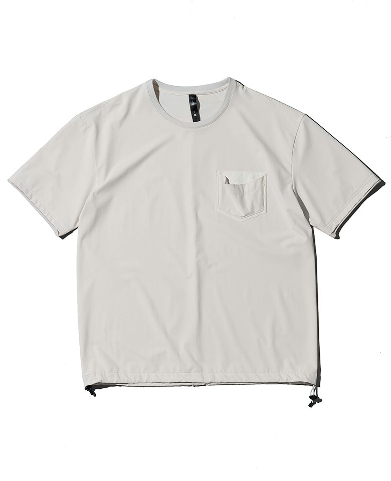 ドローイング レザーポケットTシャツ