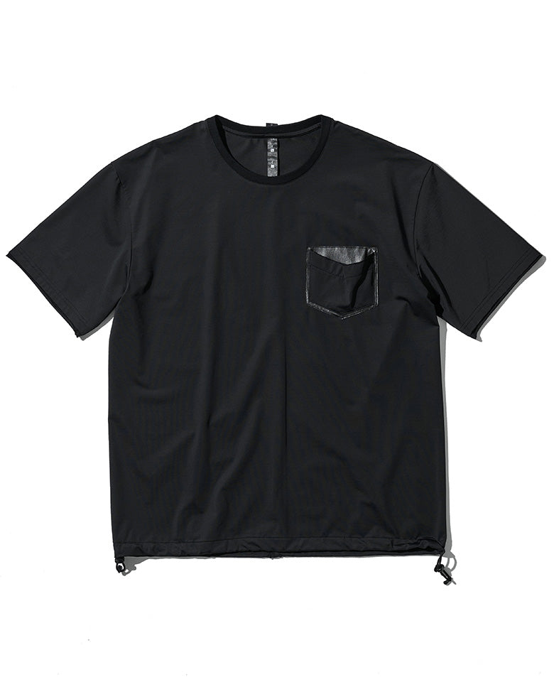 ドローイング レザーポケットTシャツ