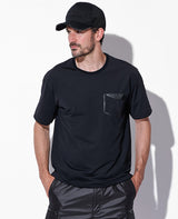 ドローイング レザーポケットTシャツ