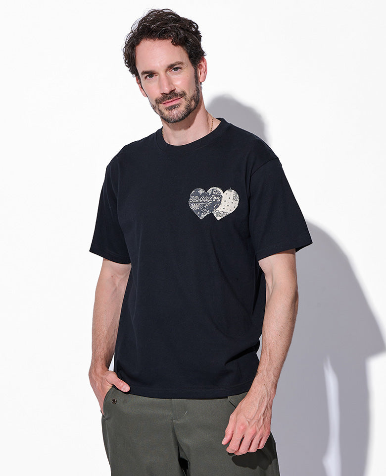 バンダナパネル ハートTシャツ