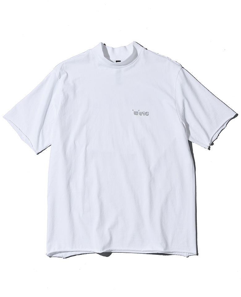muta×wjk カットオフ モックネック ショートスリーブTシャツ