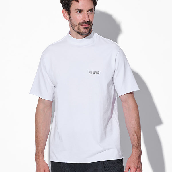 muta×wjk カットオフ モックネック ショートスリーブTシャツ – 買えるLEON