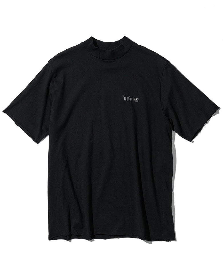 muta×wjk カットオフ モックネック ショートスリーブTシャツ