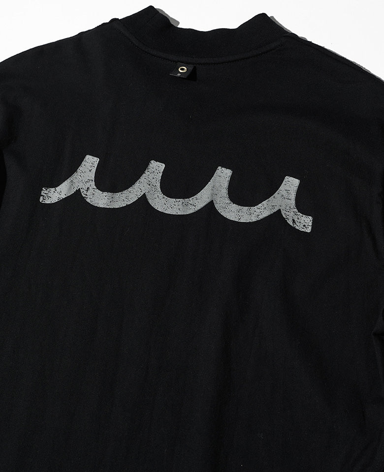 muta×wjk カットオフ モックネック ショートスリーブTシャツ
