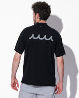 muta×wjk カットオフ モックネック ショートスリーブTシャツ