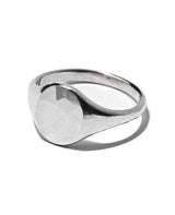 signet ring classic hammered