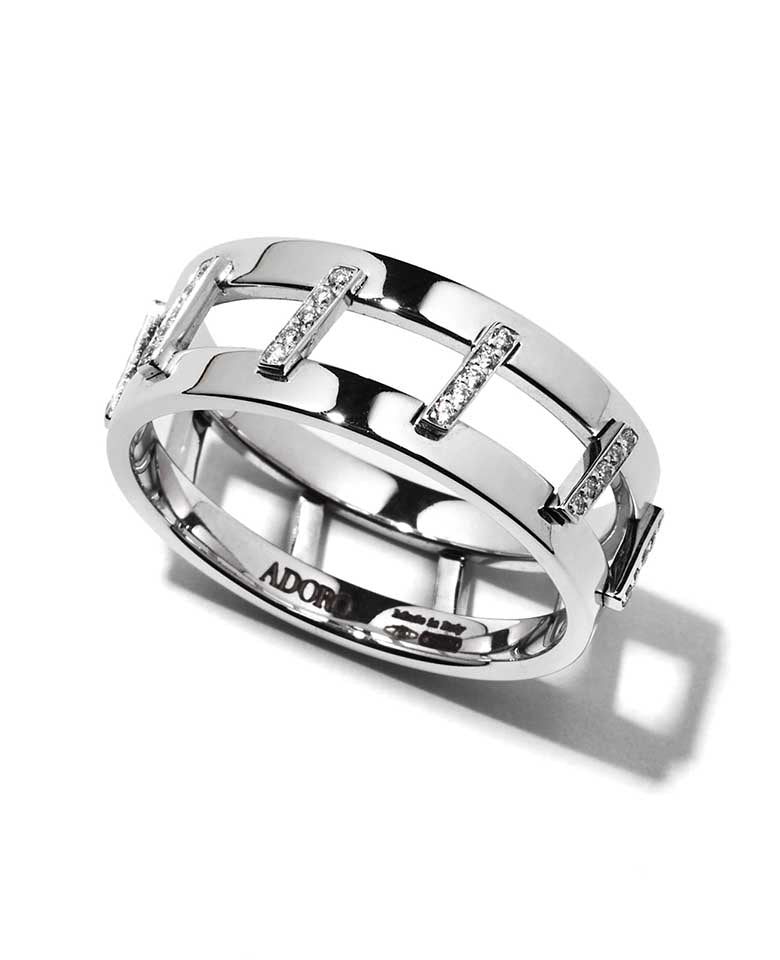 Reclaimed Vintage - Anello A Sigillo Unisex In Acciaio Inossidabile Resistente All'acqua Tonalità Mista - Foto 11