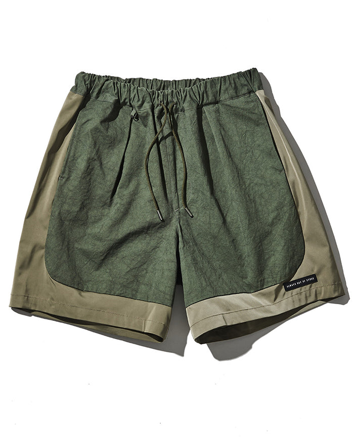 ballaholic バスケットボールショーツ Lサイズ グリーン ballaholic Basic Zip Shorts volt ボーラホリック バスパン