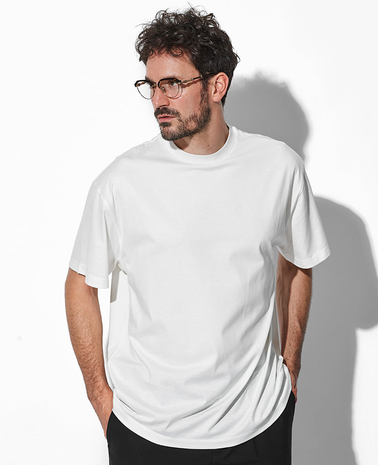 シルクコットンTシャツ