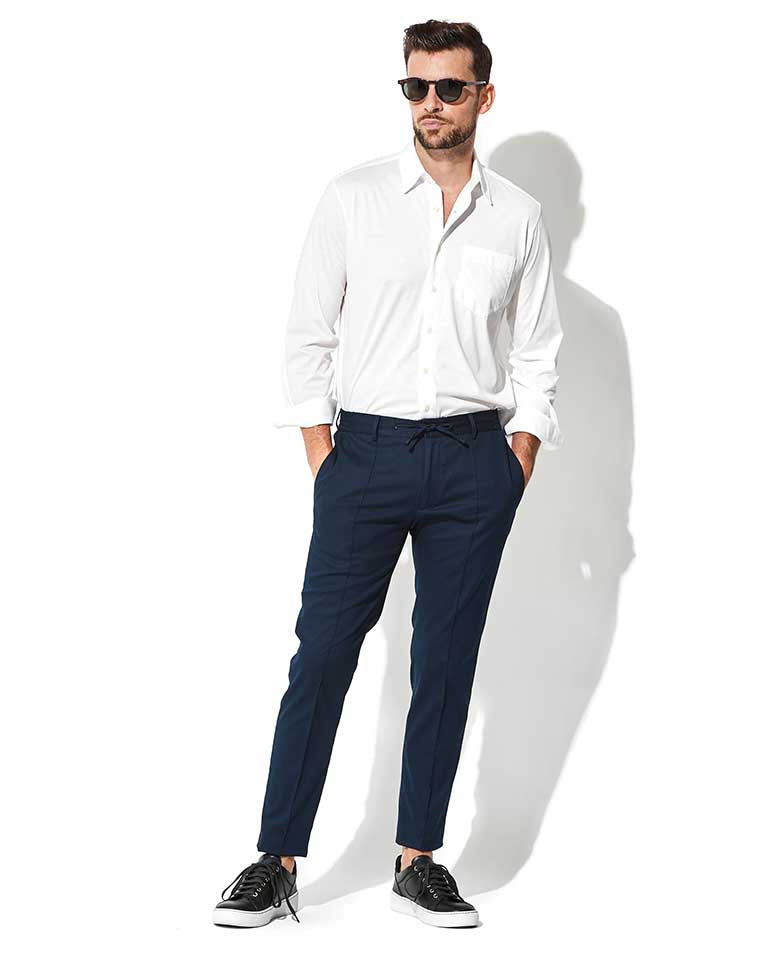 Men's silky paper cotton shirts