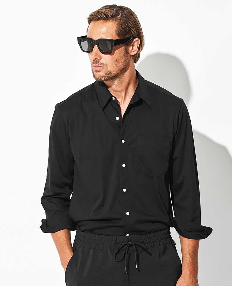 Men's silky paper cotton shirts