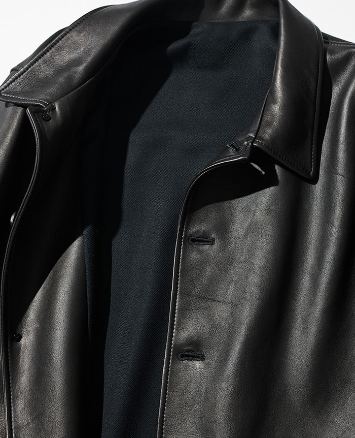 B*n様 カスタム品/メンズ・ビギ/カーコート/美品/本革/Lサイズ/クリーニン カーコート – 買えるLEON