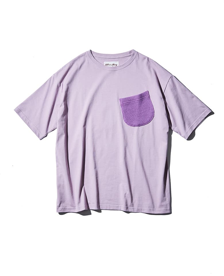 Patch pocket big T-shirt