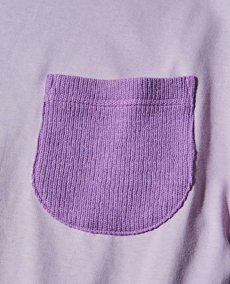 Patch pocket big T-shirt