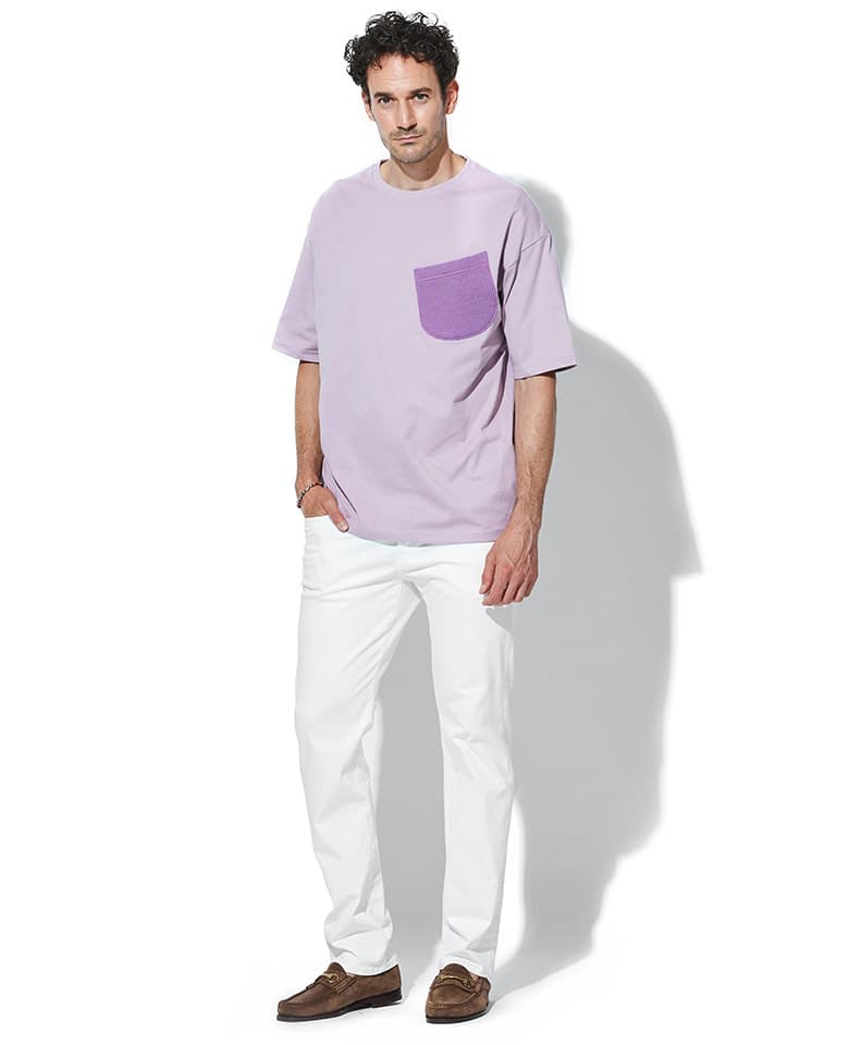 パッチポケットビッグTシャツ – 買えるLEON