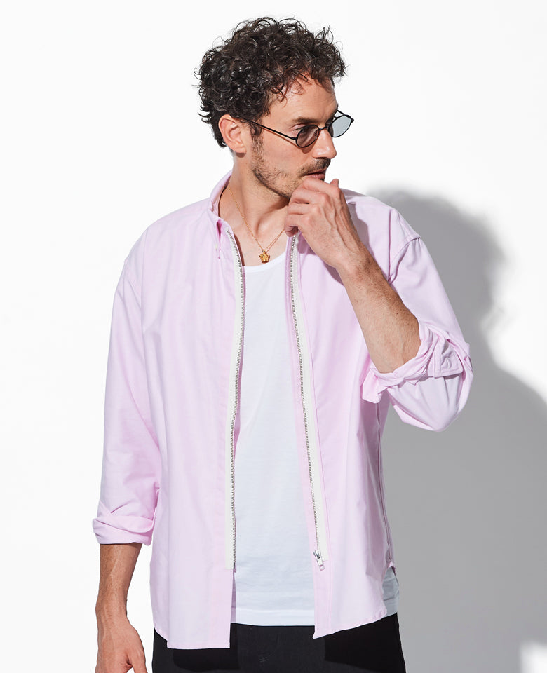 リメイク ジップ シャツ – 買えるLEON