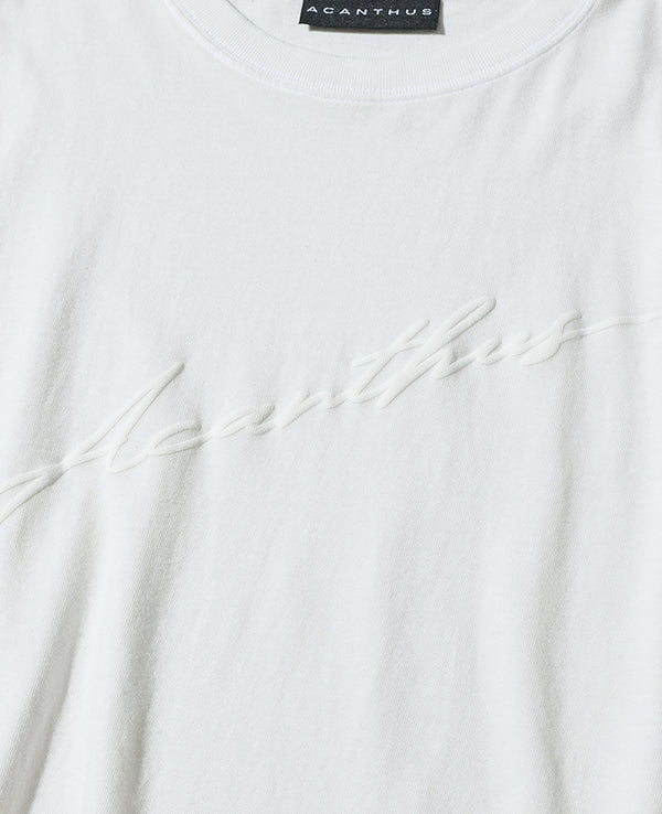 発砲プリント ロングスリーブTシャツ