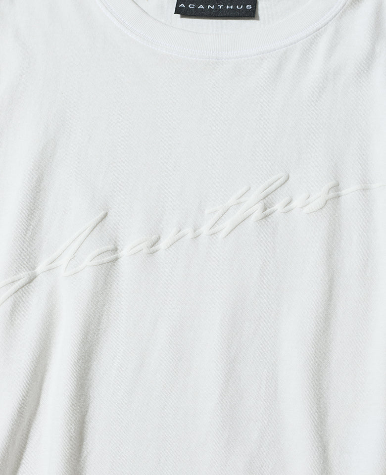 発砲プリント ロングスリーブTシャツ