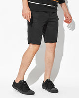 Cotton and linen high density cargo shorts