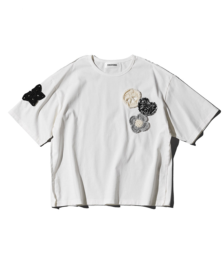クロシェットTシャツ