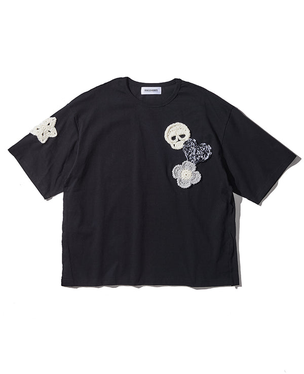 クロシェットTシャツ