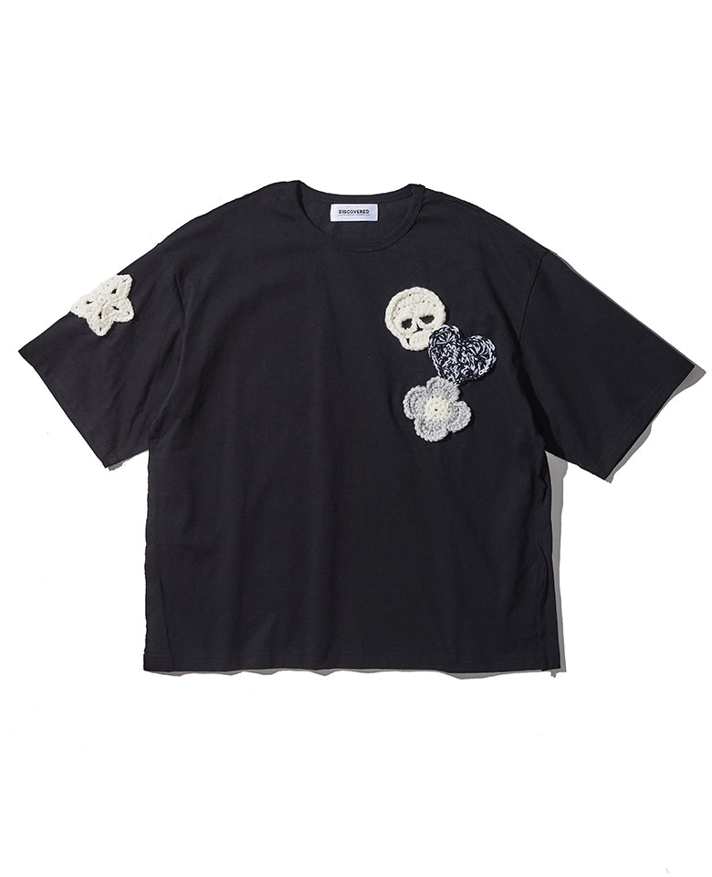クロシェットTシャツ