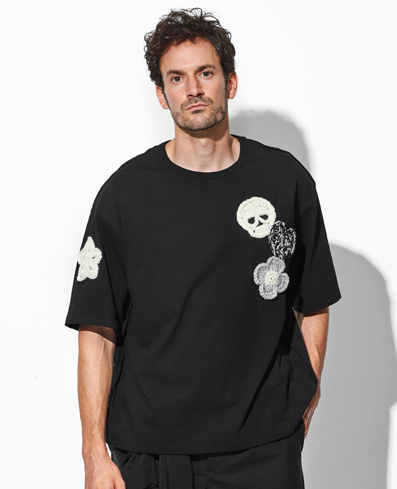 クロシェットTシャツ