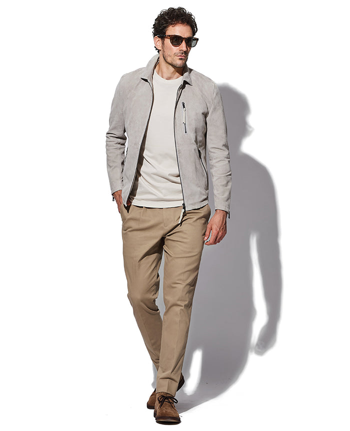 エッセンロートレアモン　メモリーウェザーブルゾン　グレー. エッセンロートレアモン メモリーウェザーブルゾン グレー