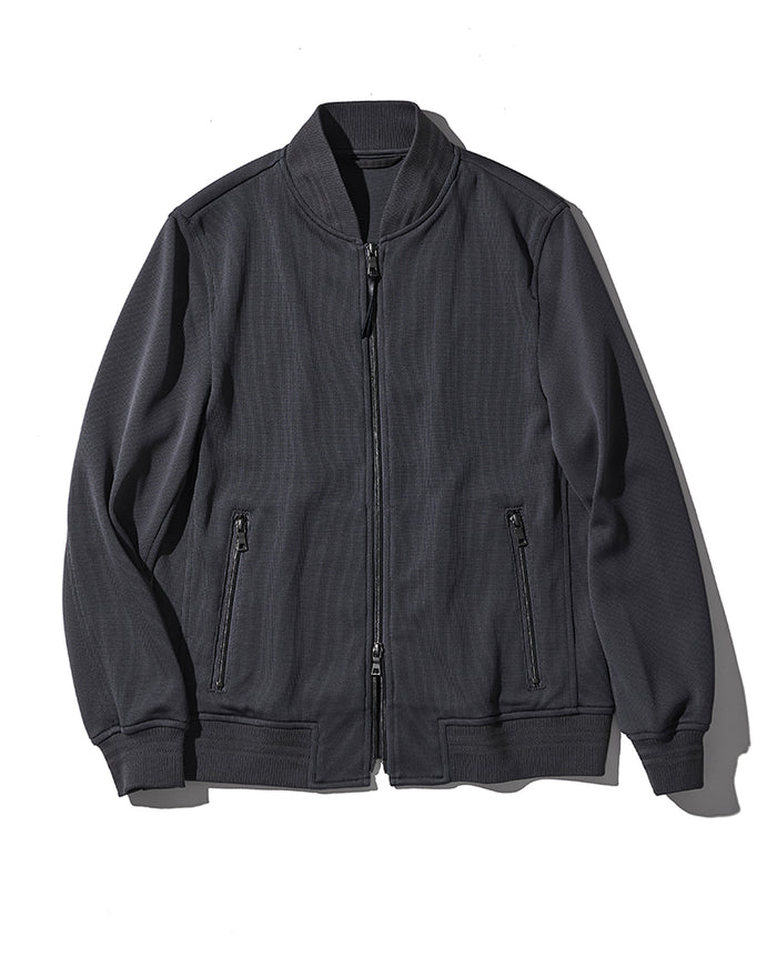 針抜きポリエステルライトブルゾン – 買えるLEON