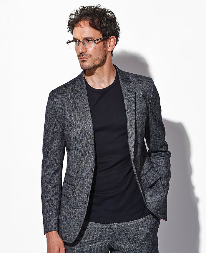 GIORGIOARMANI ヘリンボーン テーラードジャケット アンコン 52 テーラードジャケット メンズ おしゃれ カジュアル おすすめ