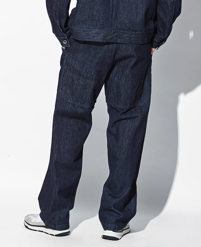 定価12.5万　1piu1uguale3 LEON掲載　デニムシャツセットアップ 定価12.5万 1piu1uguale3 LEON掲載 デニムシャツセットアップ