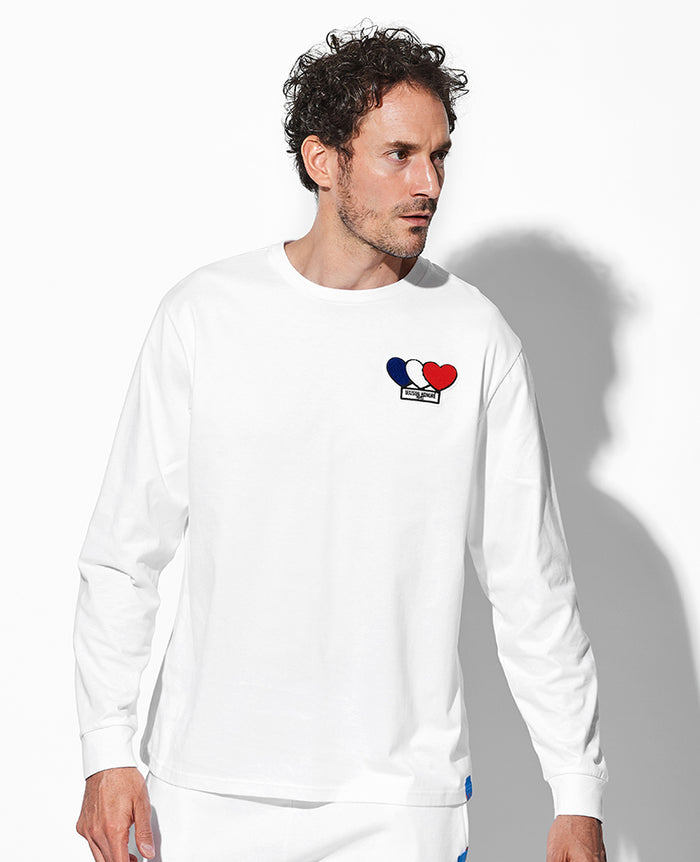 GENTLEMAN PROJECTS ザ レオ ロングスリーブ ホワイト M ドレスTシャツ「Leo Ⅲ“Long sleeve”(レオ スリー“ロング