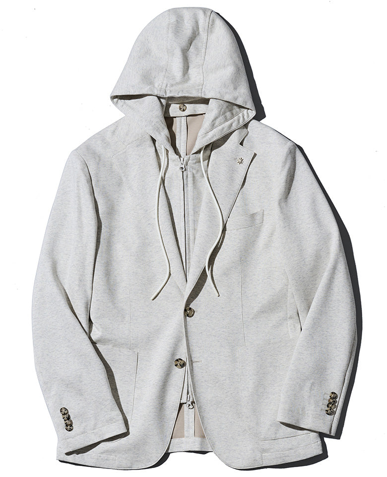 フード付きジャージジャケット