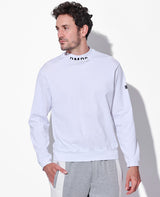 モックネックロゴロングスリーブTシャツ
