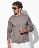スビンコットンスムースロングスリーブTシャツ