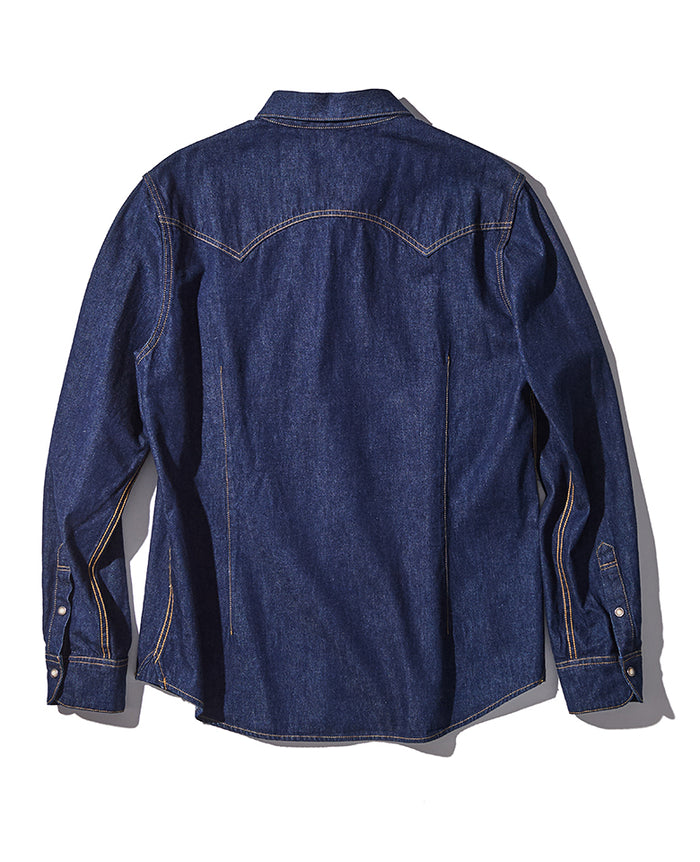 10オンス デニムシャツ（ワンウォッシュ） – 買えるLEON