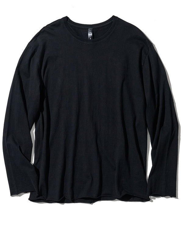 カットオフ クルーネック L/S Tシャツ