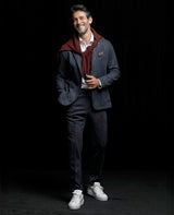 ネイビーセットアップフルコーディネート4点セット