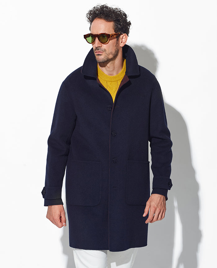 【6/13迄値下げ】Carven ウールコート / ネイビー 34 213831701117160519462023102601