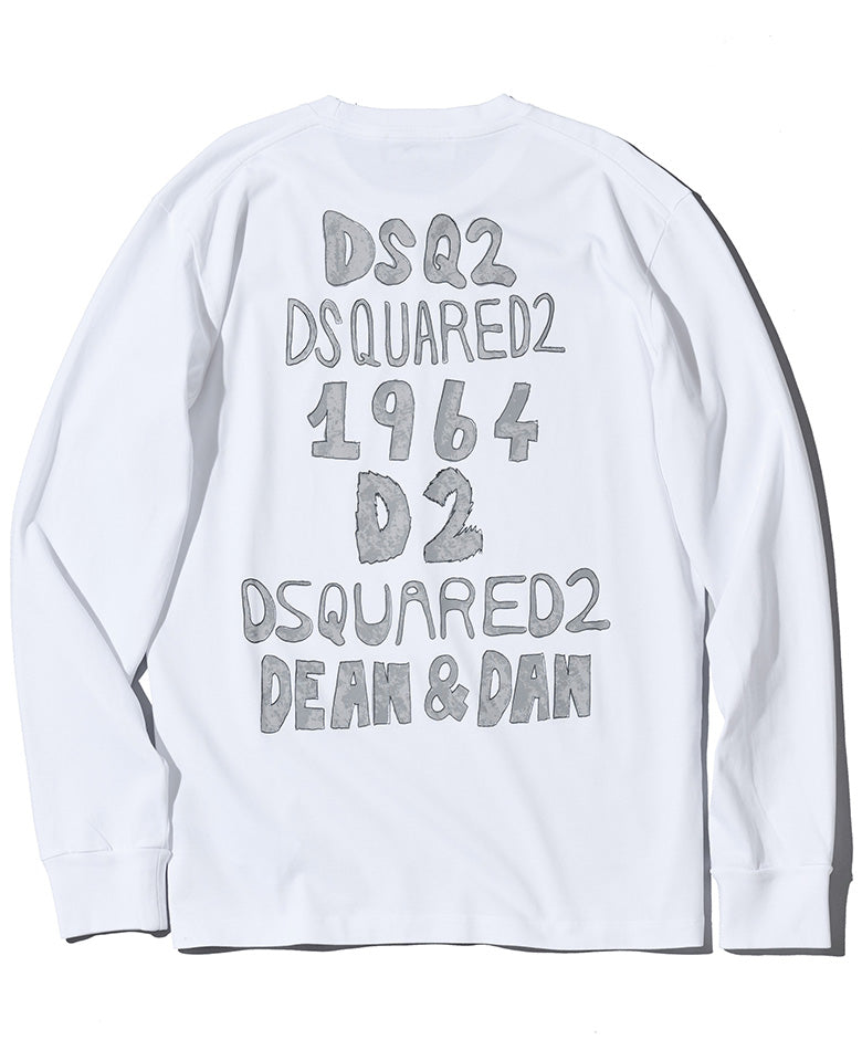 ロゴバックプリントロングスリーブTシャツ