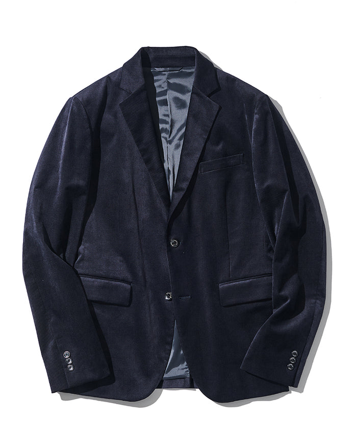 別珍ストレッチセットアップ（ネイビー） – 買えるLEON