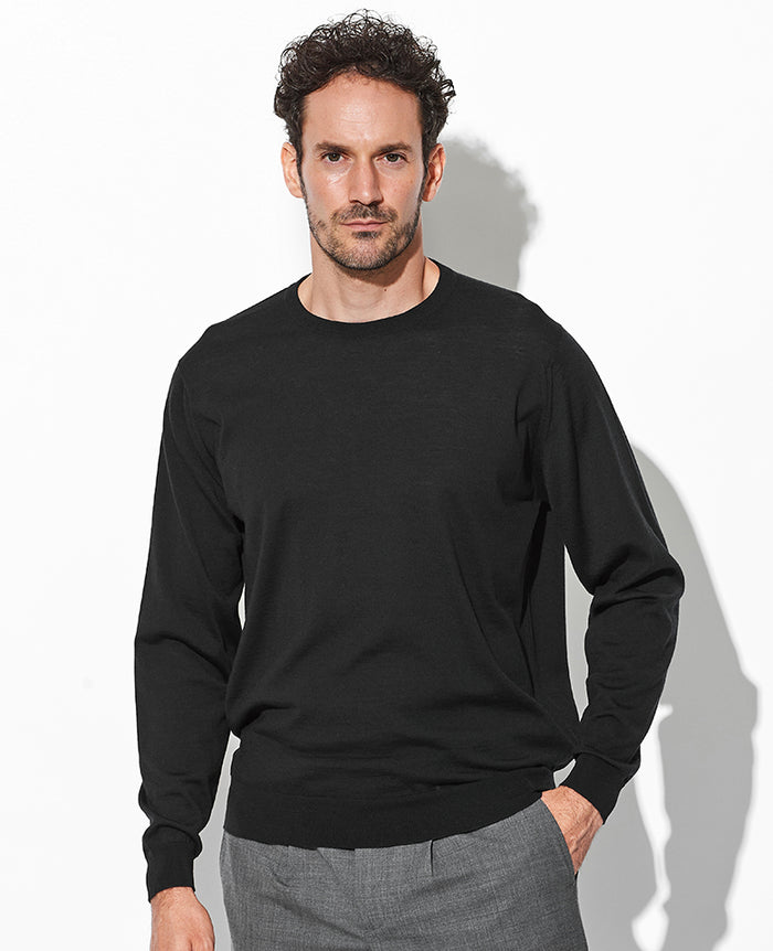 クルーネック ニット