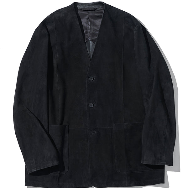 シープスエード ノーカラージャケット / オーブ – 買えるLEON