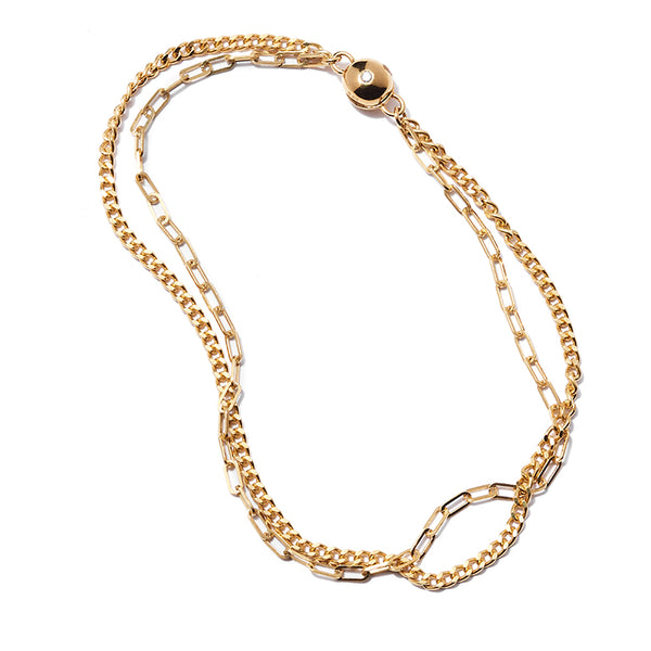 買えるLEON別注　LES HALLES ブレスレット LEON別注 ダブルチェーンブレスレット – 買えるLEON