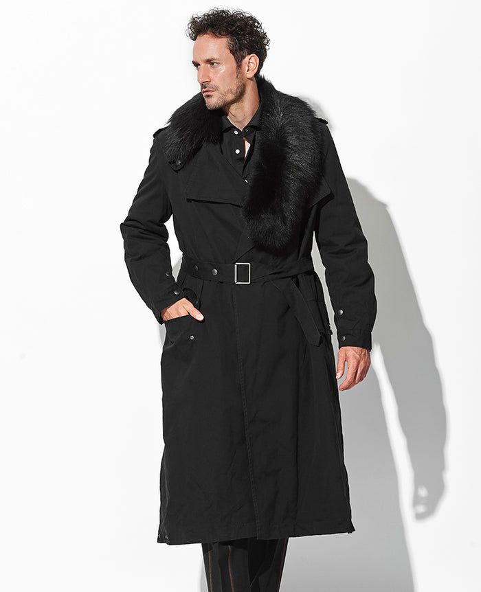 Trench Nick Wooster black – 買えるLEON