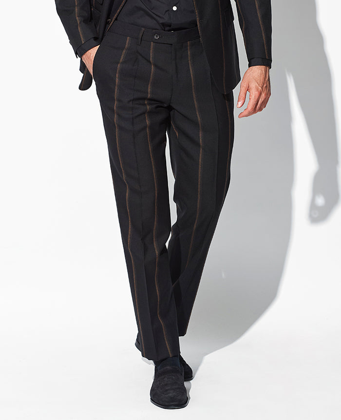 GABRIELE PASINI◆セットアップ/44/ ダークグレー ストライプ GABRIELE PASINI◇セットアップ/44/ ダークグレー ストライプ