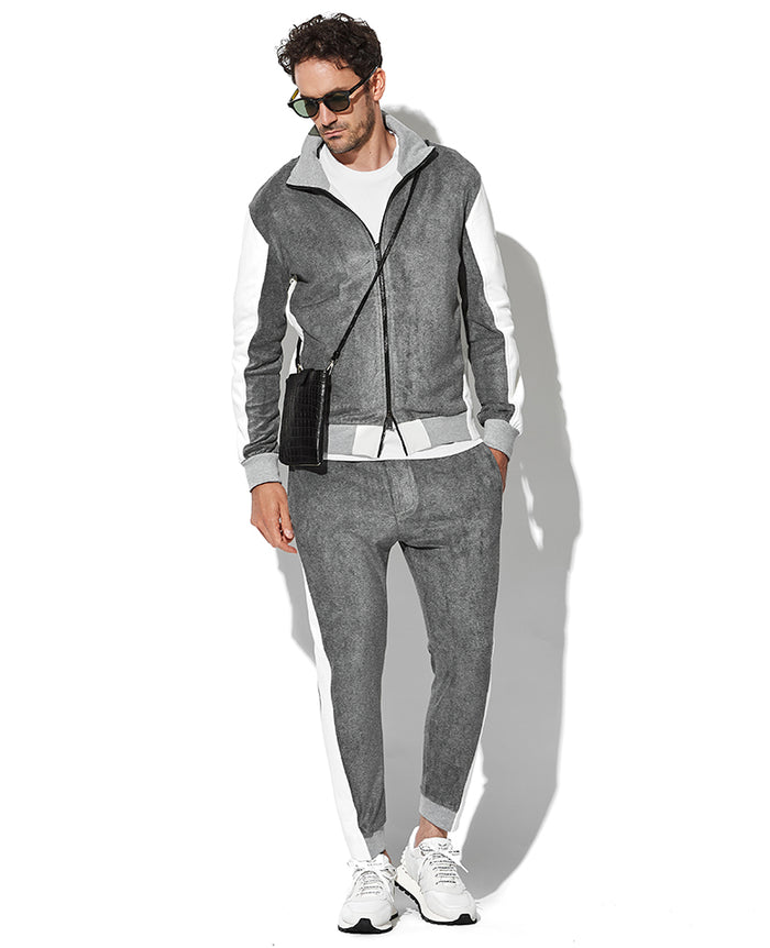 ベロア切替ジップアップ – 買えるLEON